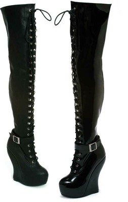 ofelia wedge lace up bootie